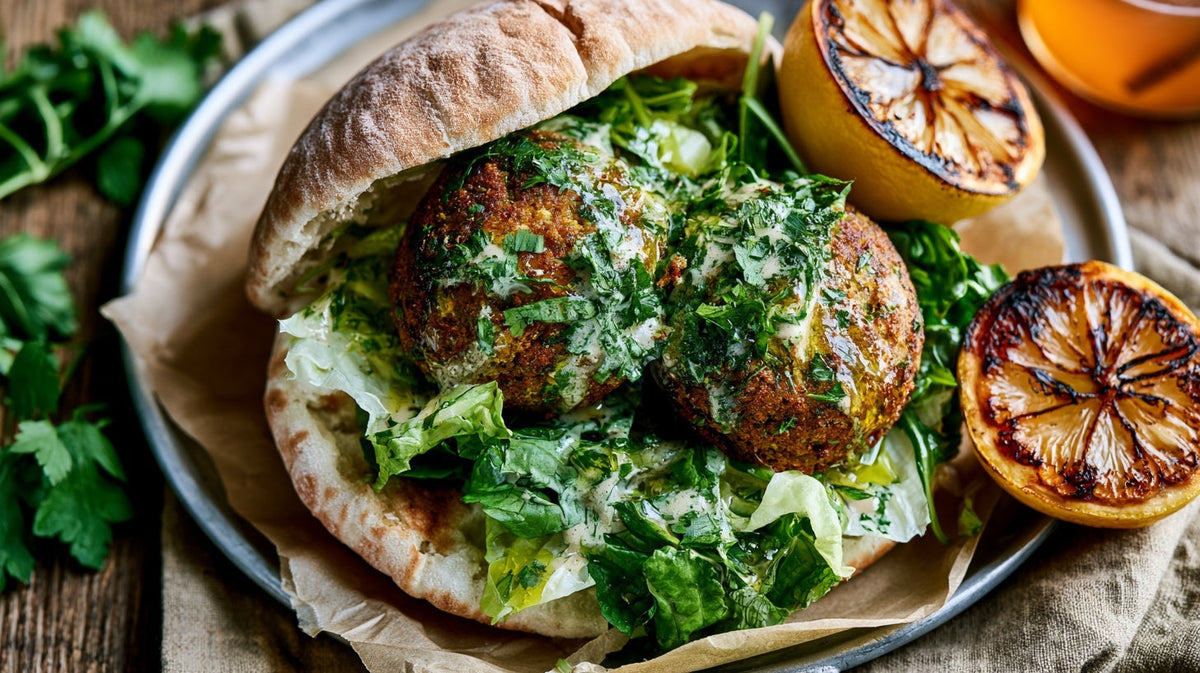 Baked Falafel Sandwich Recipe (Easy & Healthy)