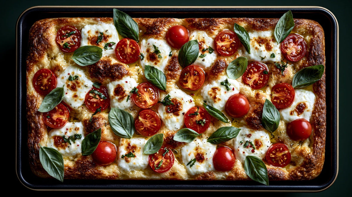 Easy Caprese Focaccia