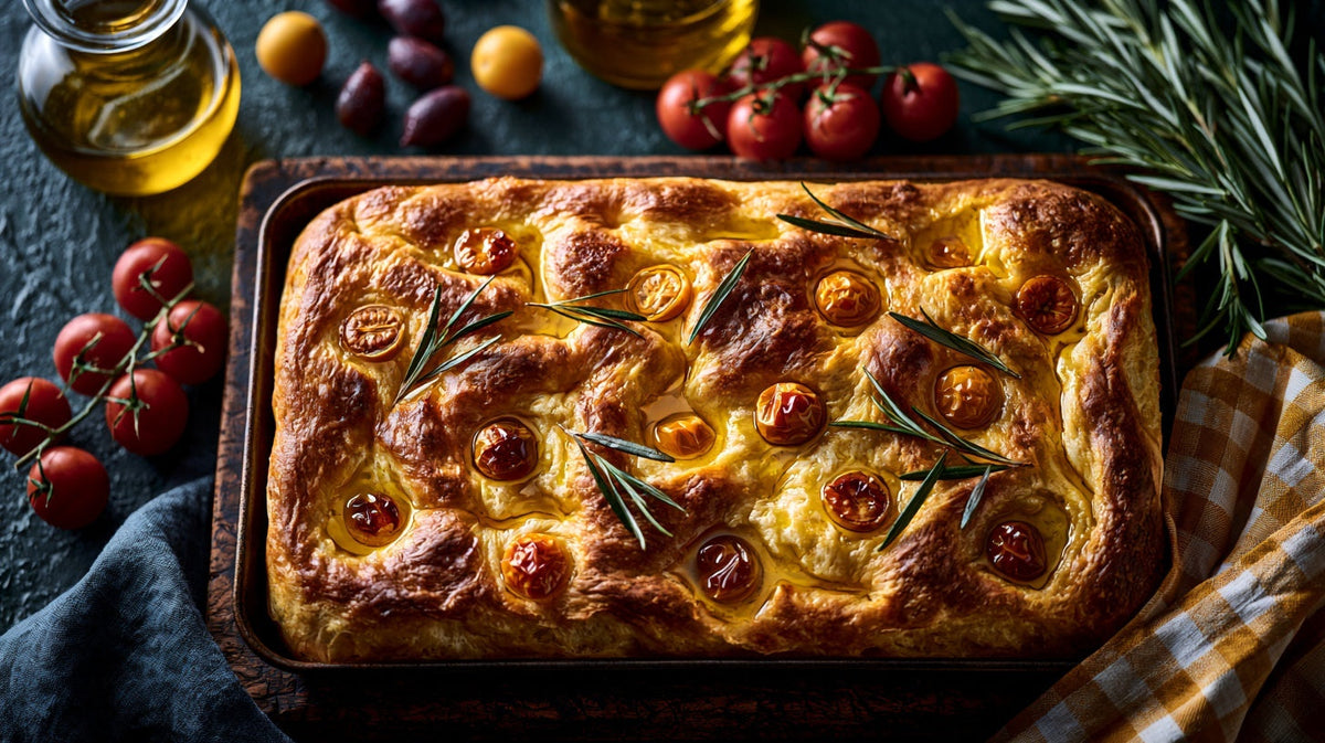 Easy No Yeast Focaccia (Ready in 30 Minutes)