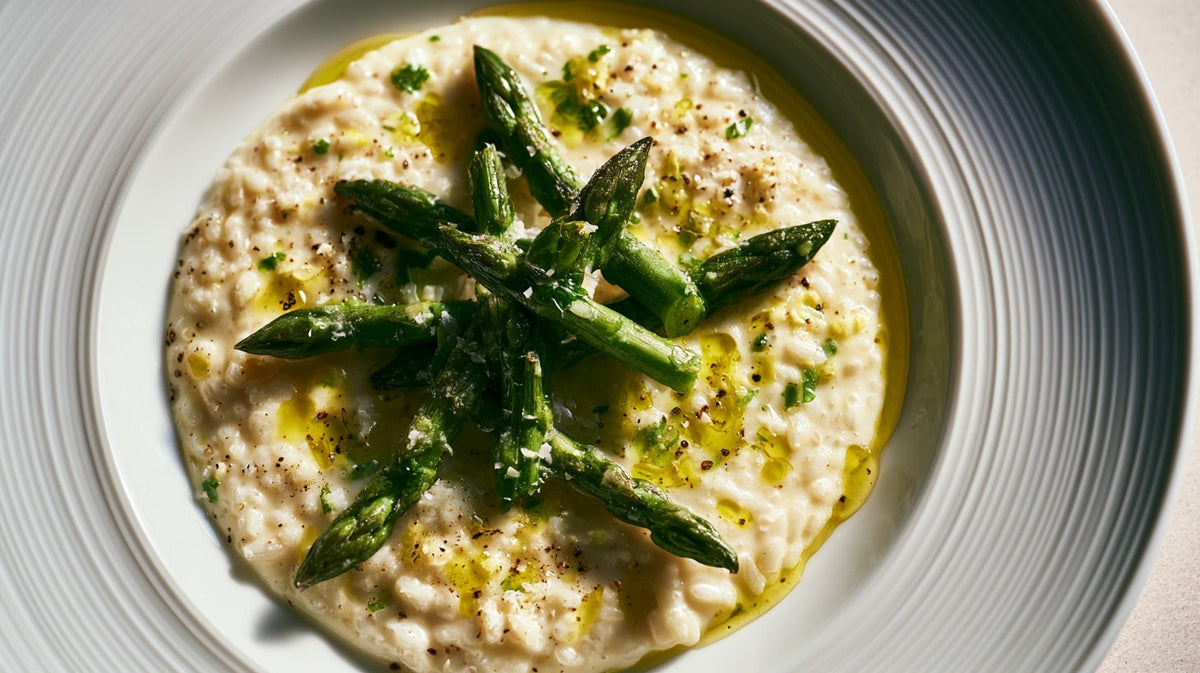 Asparagus Risotto (Creamy Spring Recipe)