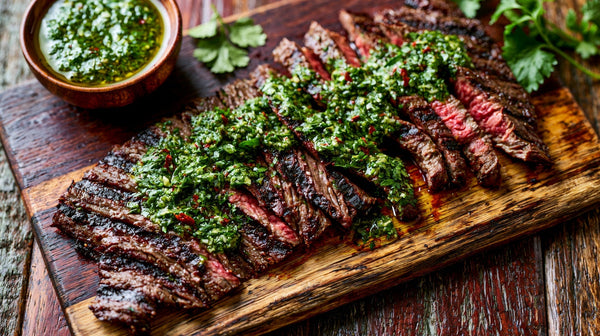 Churrasco with Chimichurri (Grilled Skirt Steak)