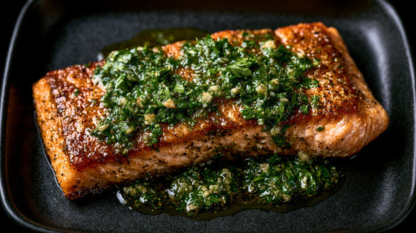 Easy Chimichurri Salmon