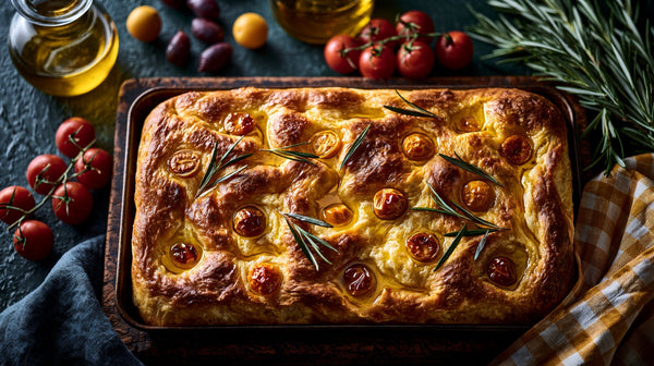 Easy No Yeast Focaccia (Ready in 30 Minutes)