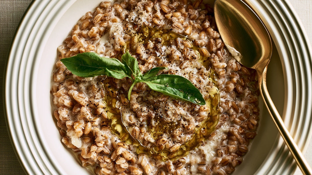 Farro Risotto (Creamy Farrotto)