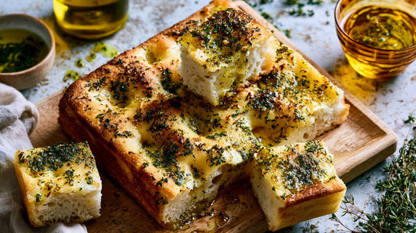 Garlic Focaccia Recipe (Easy & Golden)