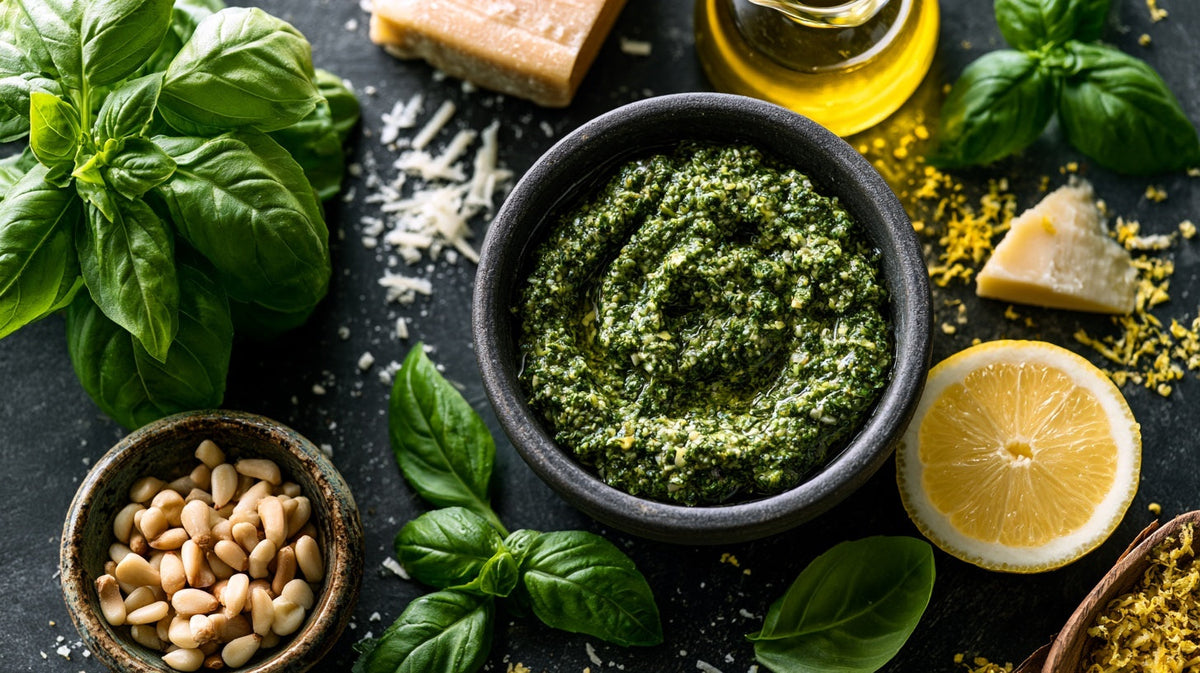 Lemon Basil Pesto