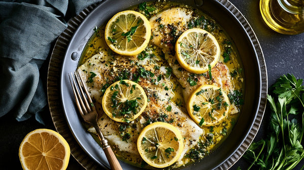 Lemon Fish Recipe (Easy Mediterranean)