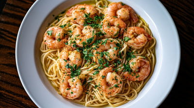 Lemon Garlic Shrimp Pasta (Ready in 20 Minutes)