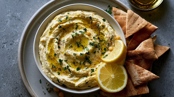 Lemon Hummus (Bright, Creamy & Easy)