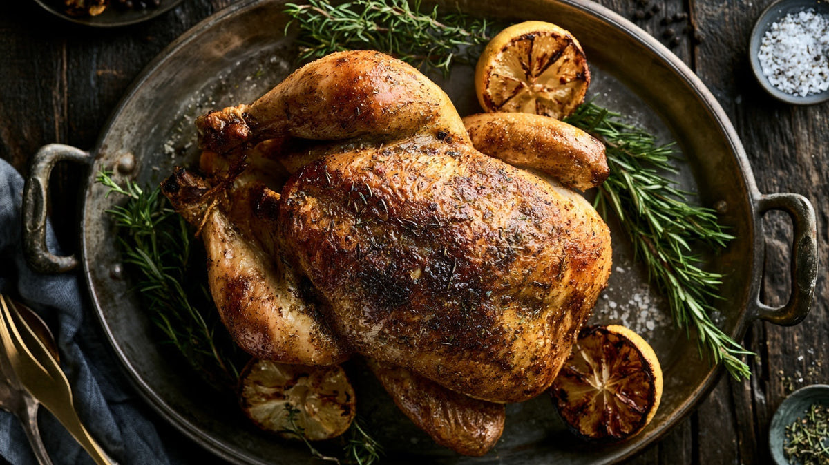 Lemon Roasted Chicken (Juicy Whole Roast)