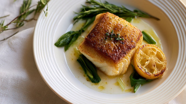 Pan-Seared Lemon Butter Cod