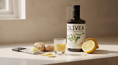 Ginger Olive Oil Shot (Fresh Ginger and Lemon)